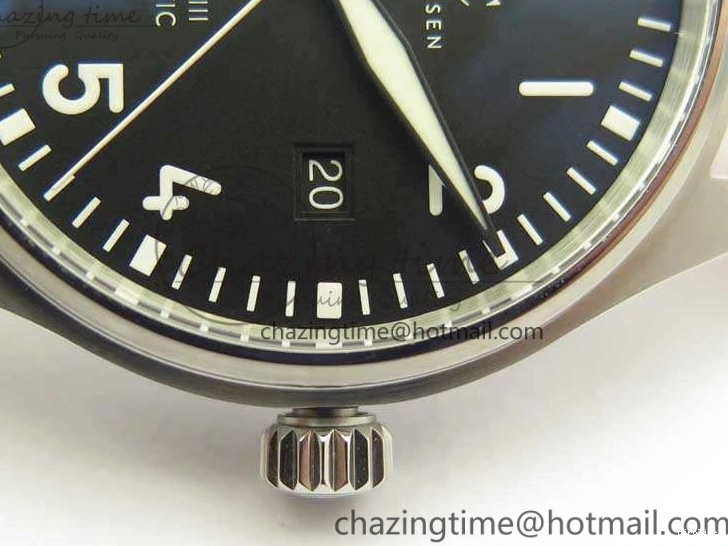 MIROTIME 0309 SoftTouch Mark XVIII Le Petit Prince IW327001 SS MKS 1:1 Best Edition Black Dial On Leather Strap MIYOTA9015 V 7216